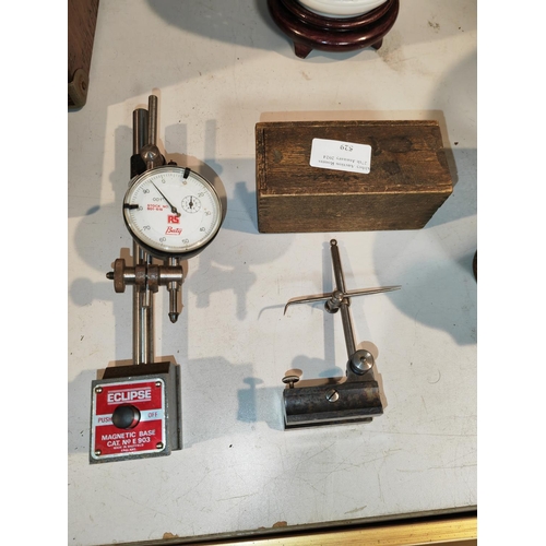 529 - 2 Engineers Measurement Tools, One With Box