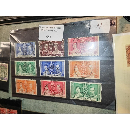 581 - George Vi Coronation Stamps