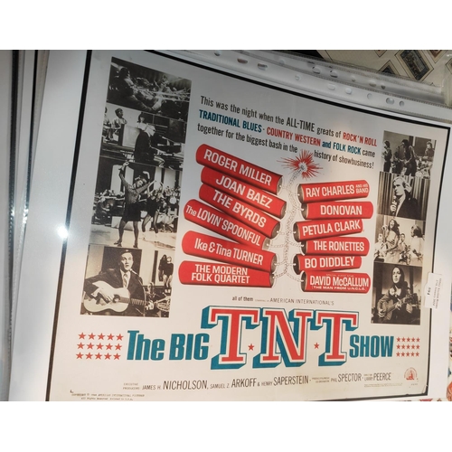 594 - The Big Tnt Show The Animals The Beatles Etc Movie Poster 42X30Cm