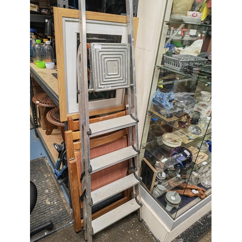 688 - Set Of Alluminium Step Ladders