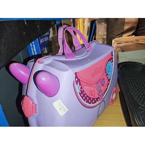 79 - A Ride On Trunki Childrens Suitcase