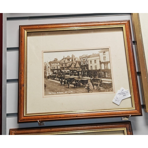 101 - 2 Small Framed Photo'S One Of Sandwich Other Maidstone