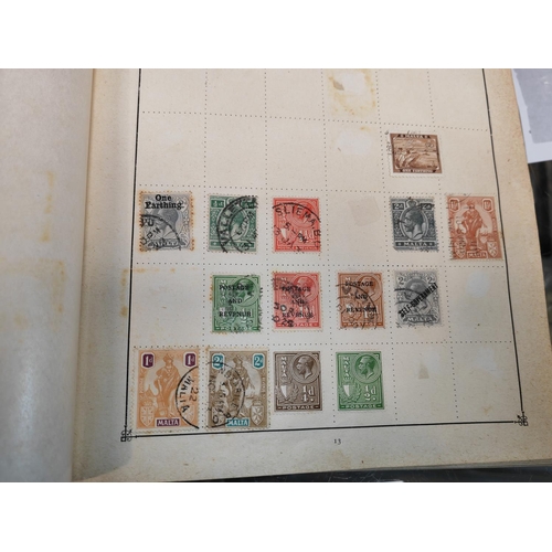 407 - Antique Strand Stamp Album With Contents