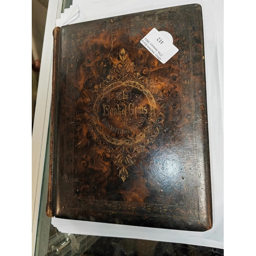 412 - 1877 Book Of Gems With Signatures