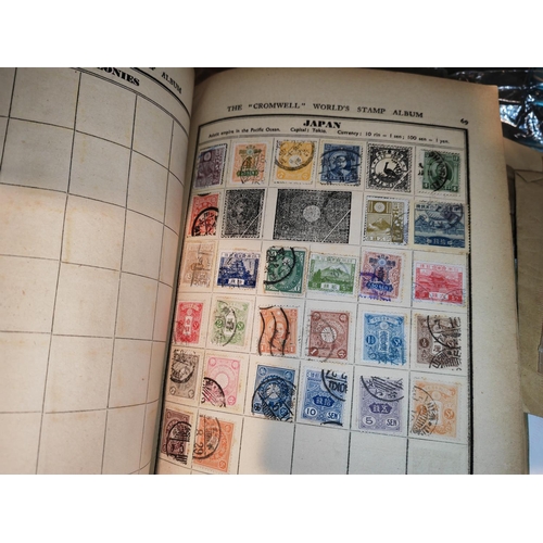 557 - Book Of Loose World Stamps Plus Album With Some Stamps