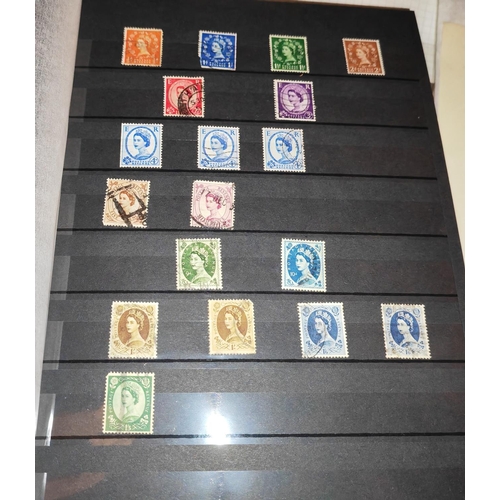 569 - Four Stamp Albums With Some Stamps With Some Loose Stamps