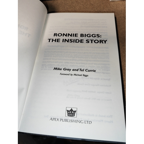 4 - 2009 Ronnie Biggs Signed Hard Back Book