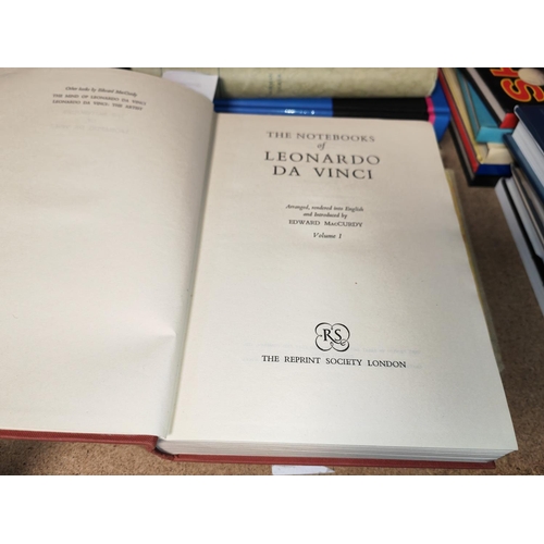 3 - Notebooks Of Leonardo Da Vinci Plus Drawings, 3 Volume Book Set, Art