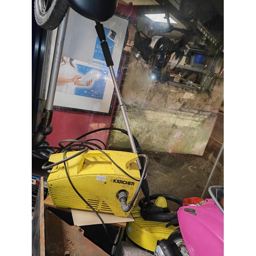 36 - Karcher 411A Jet Washer + Rotary Attachment Working