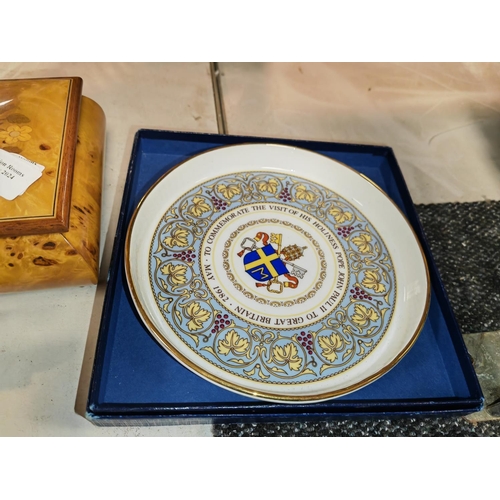 433 - Royal Worcester Commemorative Plate Boxed