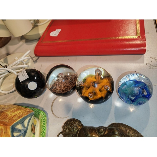 500 - 4 Caithness Paperweights, Including A 1979 Colin Terris