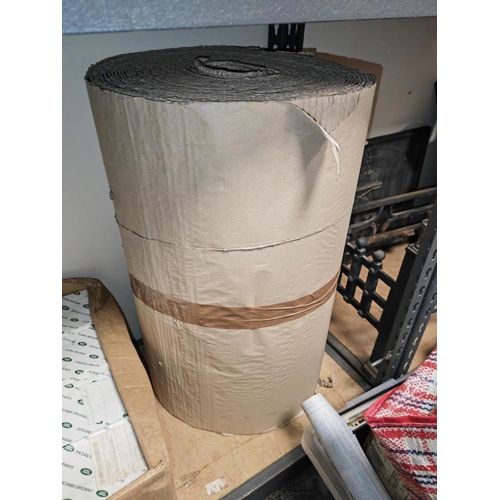 65 - Roll Of Corrugated Packing Cardboard
