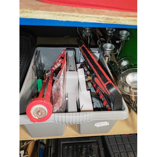 99 - Tray Of Tools Including A Socket Set With One Missing