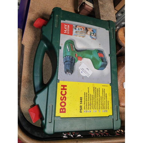 149 - Bosch Cordless Drill Working Case With Instructions