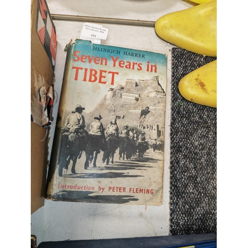 451 - Seven Years In Tibet First Edition 1953 By Heinrich Harrar