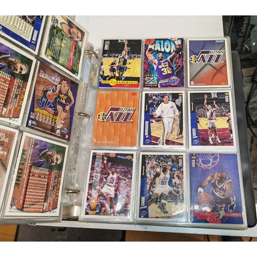 524 - Folder Of Basketball Players Collectors Trading Cards