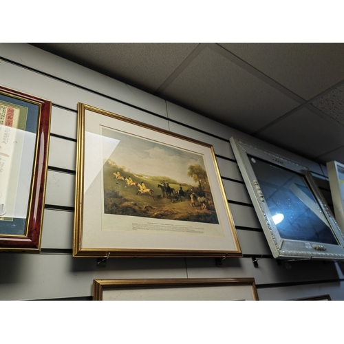 103 - Pair Of Framed George Stubbs Hunting Scene Prints