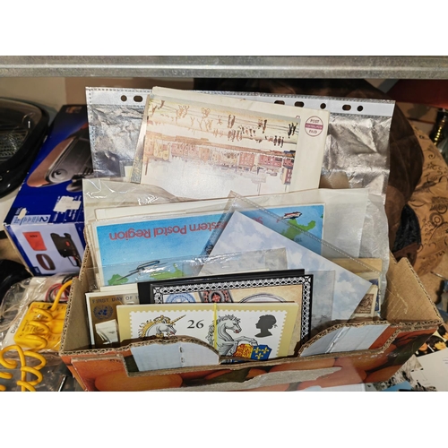 197 - Box Of Postcards Including Aircraft