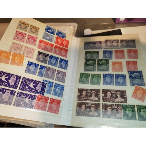 550 - Stock Book George V1 Stamps In Blocks