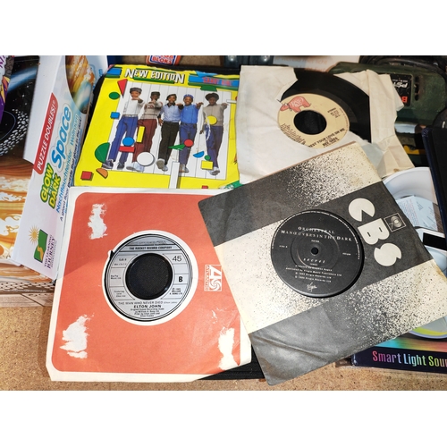 671 - Crate Of 45 Single Records