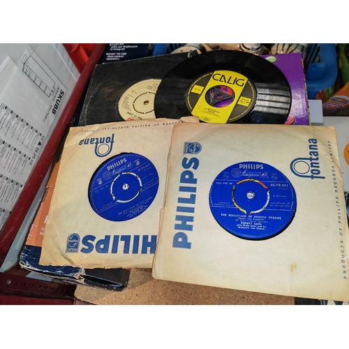 671 - Crate Of 45 Single Records