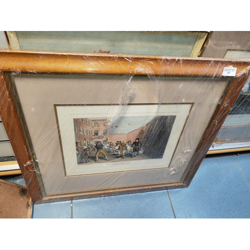 104 - Framed Print Called Rackets