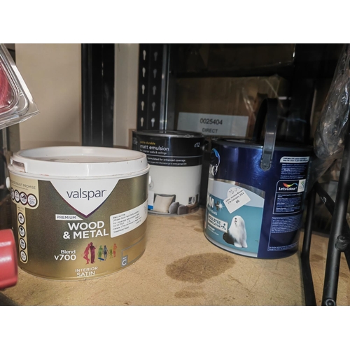 66 - 3 Tins Of Paint, 1 Dulux, 1 Valspar, 1 George Home