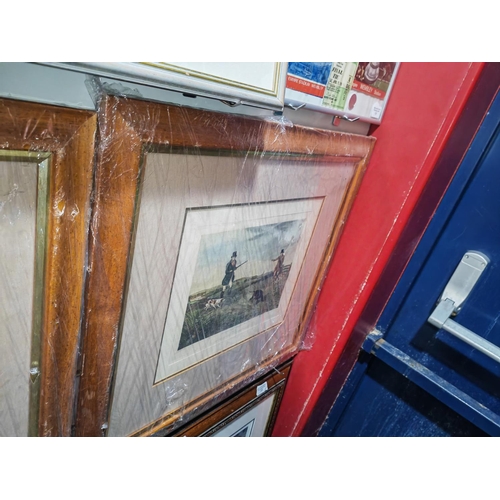 118 - 2 Framed Prints Of Partridge Shooting