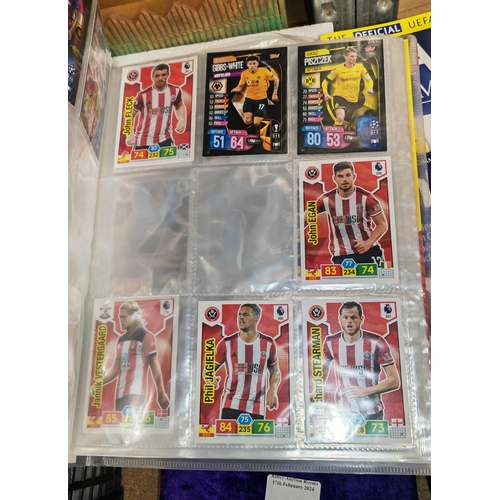 137 - Selection Of Chelsea Folders With Magazines Plus A Folder Of Match Attax Football Trading Cards