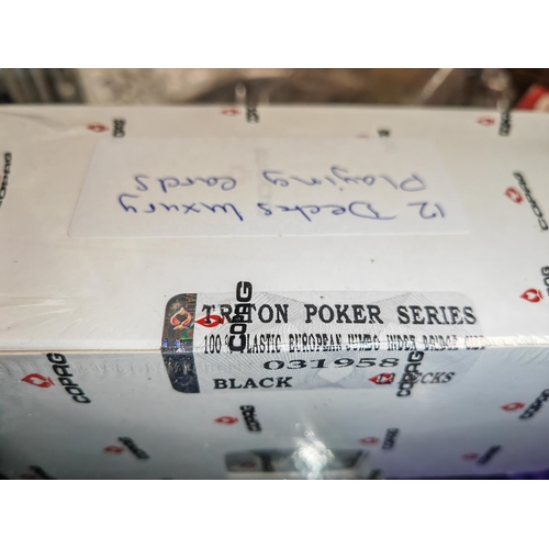 142 - Pack Of 12 Copag Triton Poker Series Playing Cards Sealed In Box