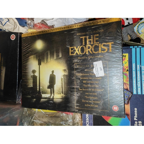 217 - Exorcist Collectors Specials Boxed Sets Of Dvd'S And Vhs Sets