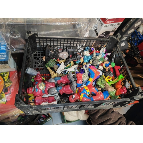 249 - Small Crate Of Action Figurines