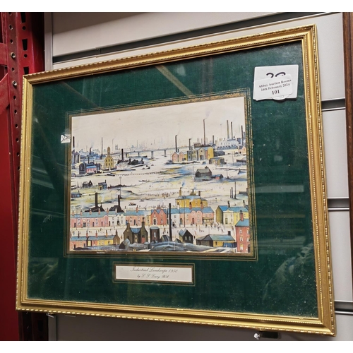 101 - Framed Industrial Lowry Print