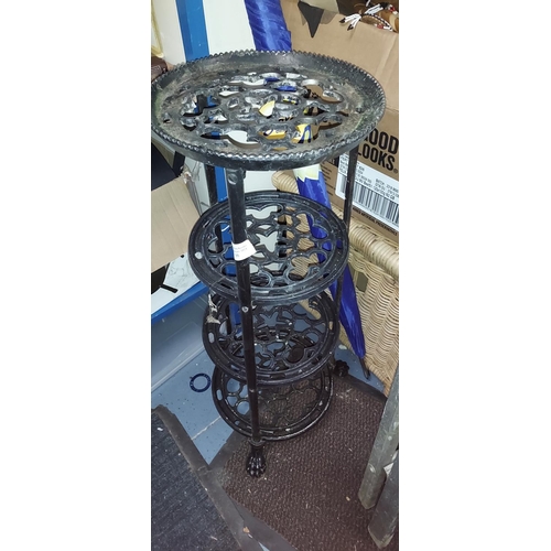 35 - 4 Tier Metal Pot Stand