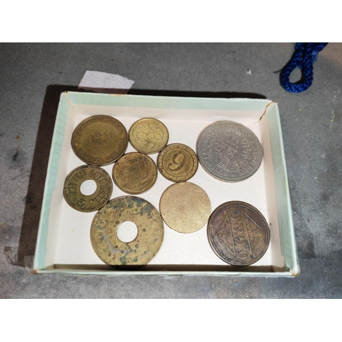 373 - Job Lot Of Token Coins