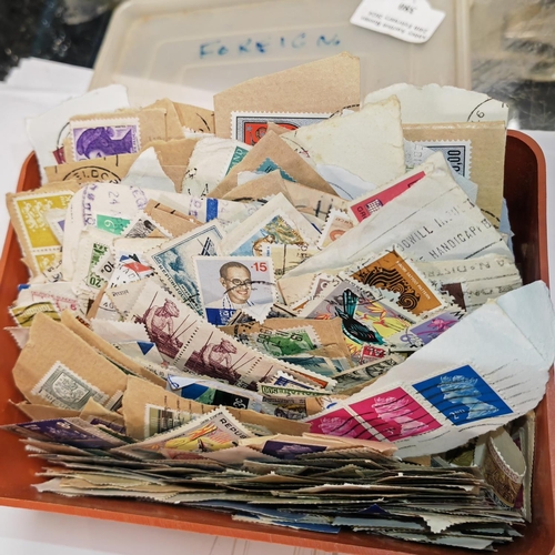 380 - Tub Of World Stamps