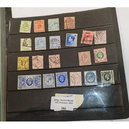 386 - Page Of Used Gb Stamps