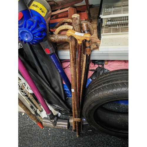 706 - 8 Walking Sticks