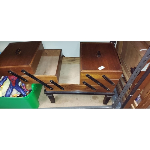 80 - Large Cantilever Craft Box On Legs