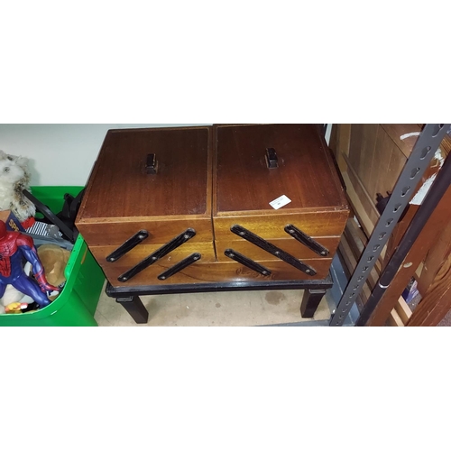 80 - Large Cantilever Craft Box On Legs