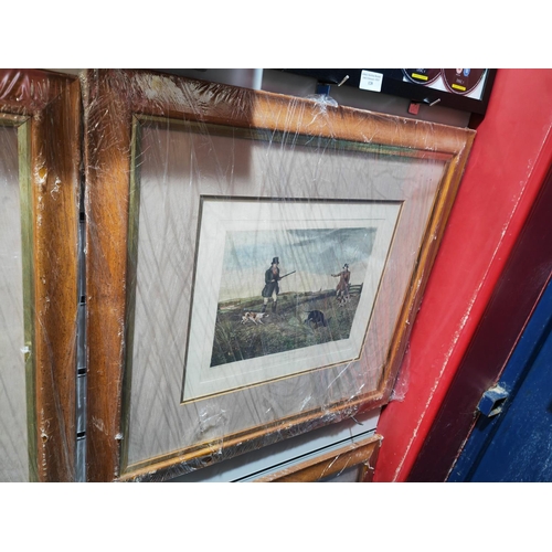 117 - 2 Framed Prints Of Partridge Shooting