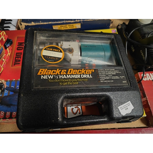 124 - Black And Decker Electric Drill In Working Order