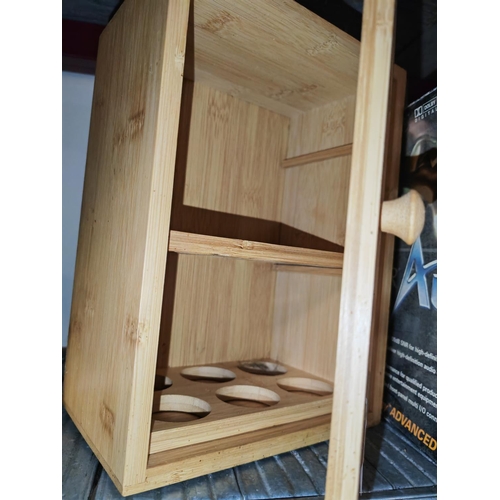 127 - Small Lightwood Egg Cupboard