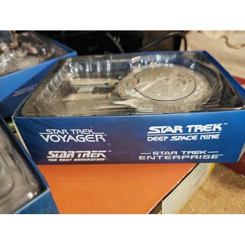 150 - 7 Boxed Star Trek Enterprise Ships