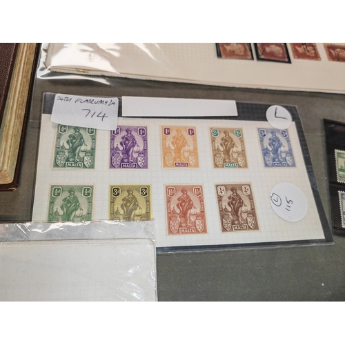 714 - Antique Malta Stamps