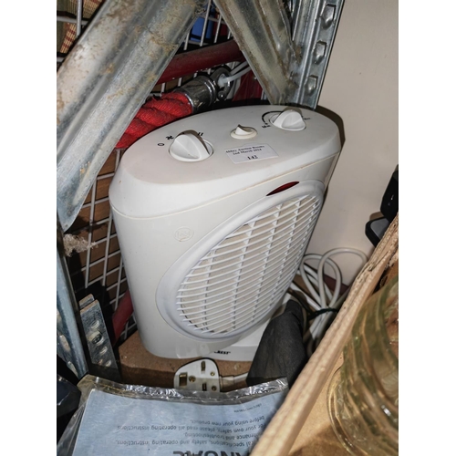 142 - Small Fan Heater Silver Crest