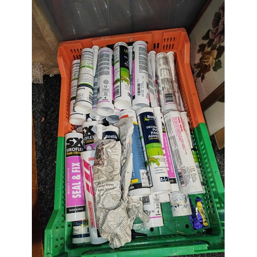 169 - Box Of Mastic Tubes Etc