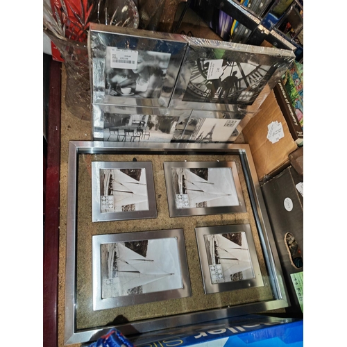 241 - 2 Family Photo Frames Plus A Brita Water Jug In Box