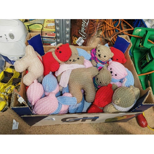 250 - Box Of Knitted Toys