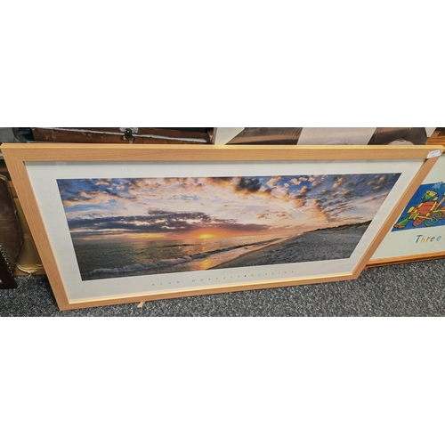 525 - Large Framed Print By Allen Hoelzleis Called Seaside